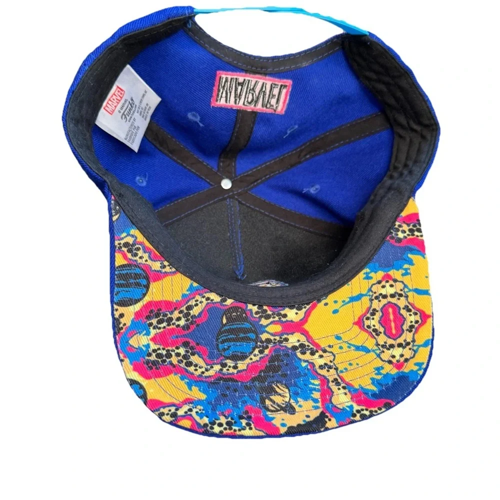Funko Pop! Marvel Snapback Hat Iron Man Embroidered Blue One Size